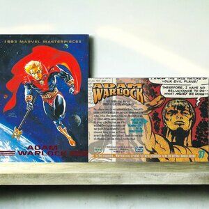 1993 Marvel Masterpieces Trading Card - Adam Warlock -
